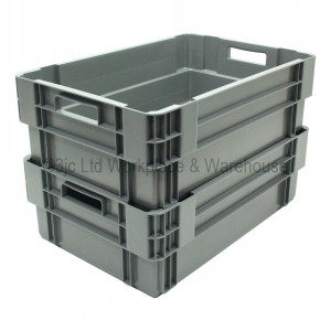 Standard Euro Box 60cm Solid Sides & Base 40 Litre